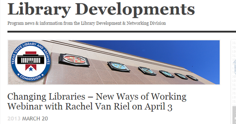 Library developments