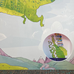 Toddler reading hideout