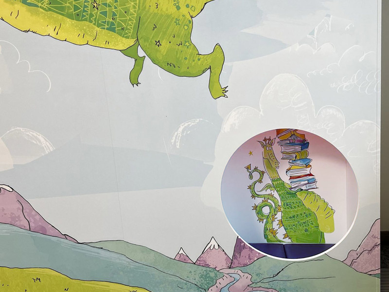 Toddler reading hideout