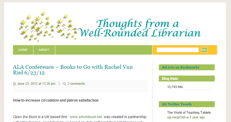 ALA Conference – Books to Go with Rachel Van Riel