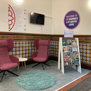 Foyer area at top of staircase