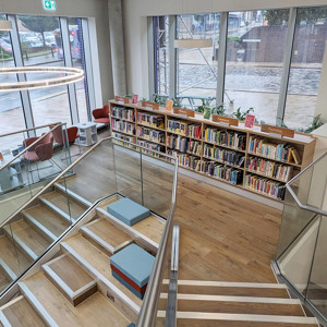 Attractive staircase feature 