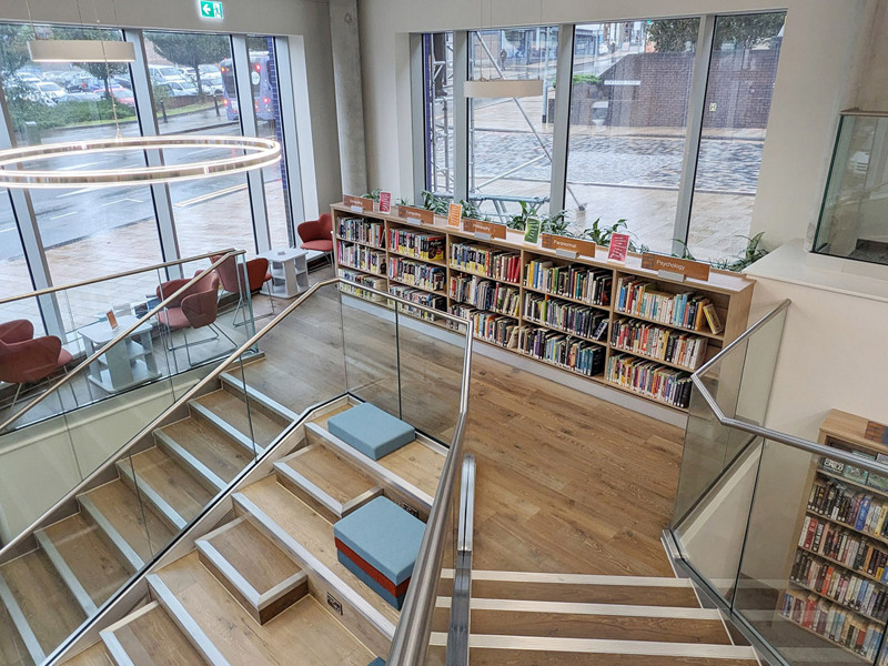 Attractive staircase feature 