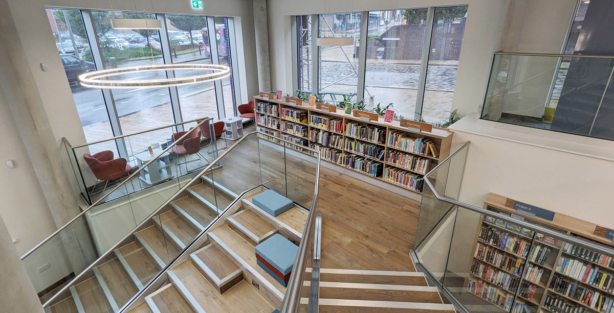 Attractive staircase feature 