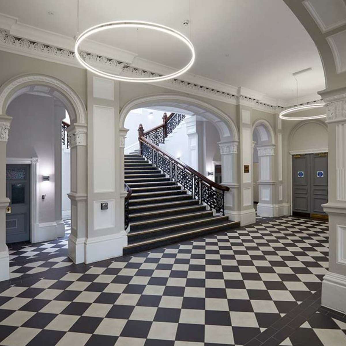 Restored entrance - photo credit BHB Architects