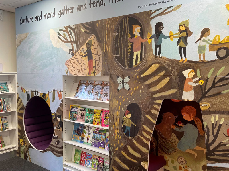 Blaydon: Reading nooks with Gemma Koomen graphics