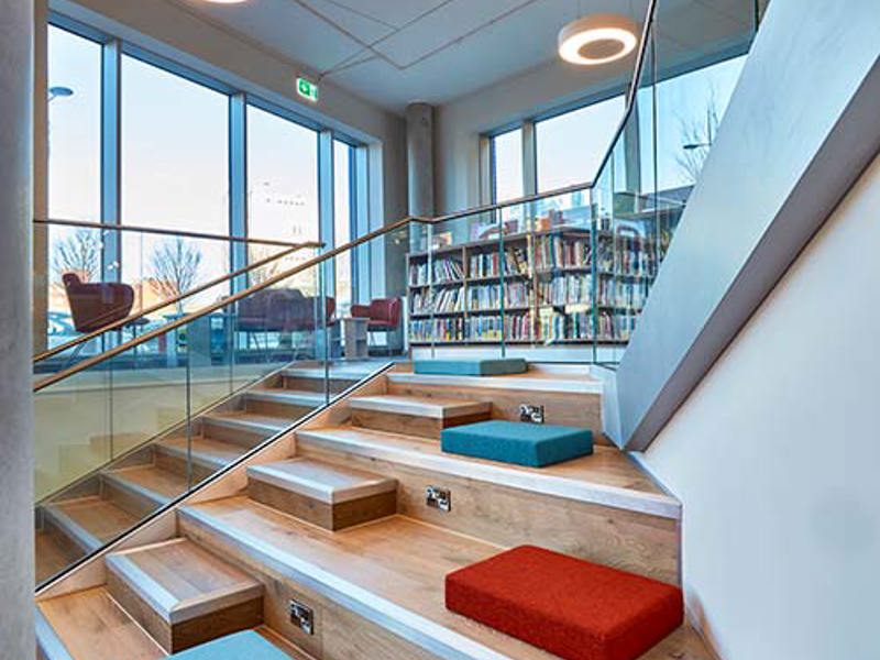 Cushion seating - copyright BHB Architects