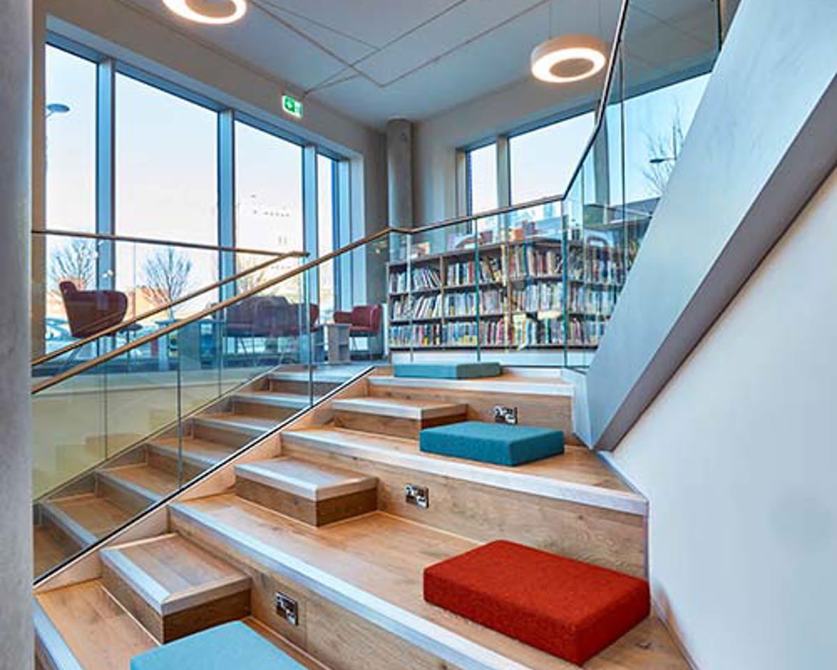 Cushion seating - copyright BHB Architects