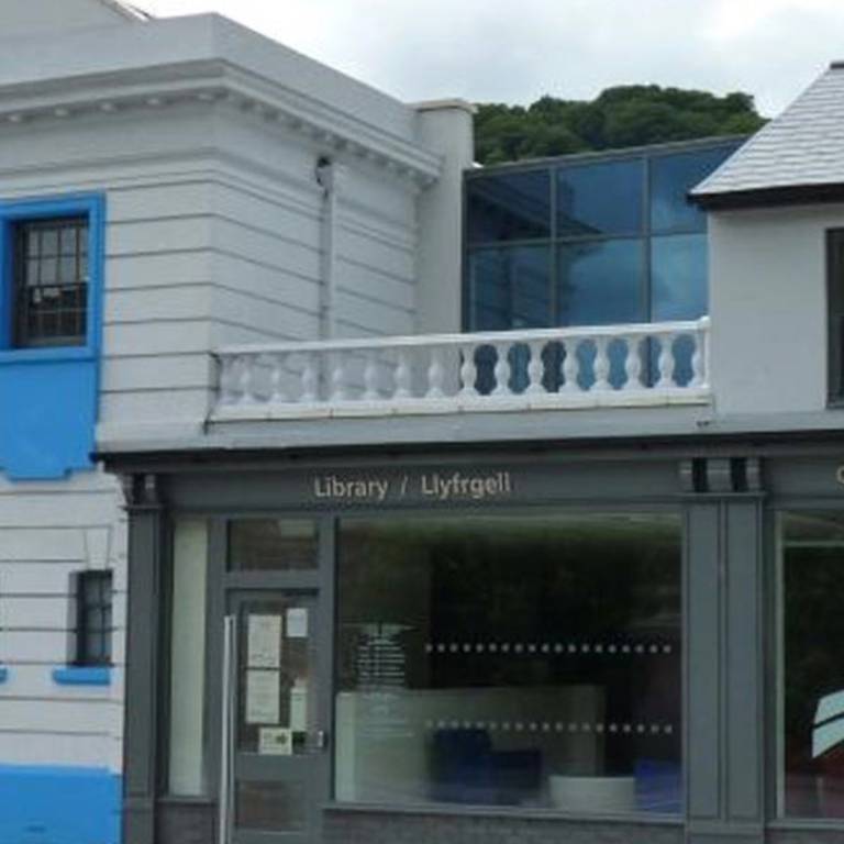 Risca Palace Library