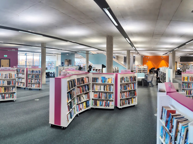 Discovery layout in fiction area