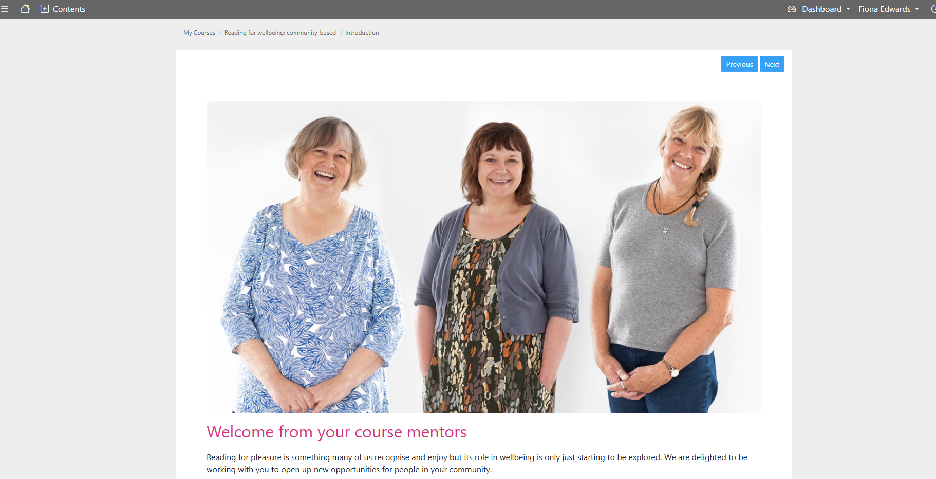 Reading for Wellbeing screenshot