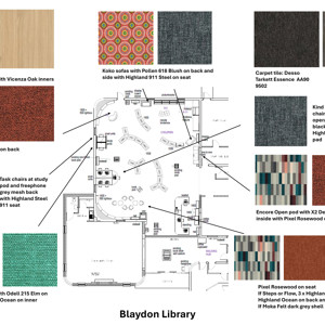 Blaydon: Chosen colours and finishes
