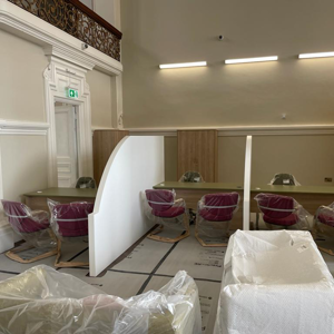 Customer service desks