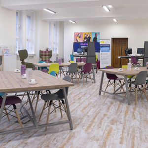 Opening the Book designed creator tables - Photo Credit Tim Simpson Photography