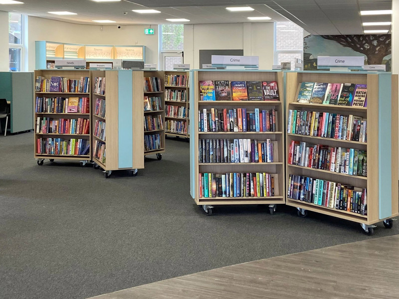 Blaydon: View of complete library