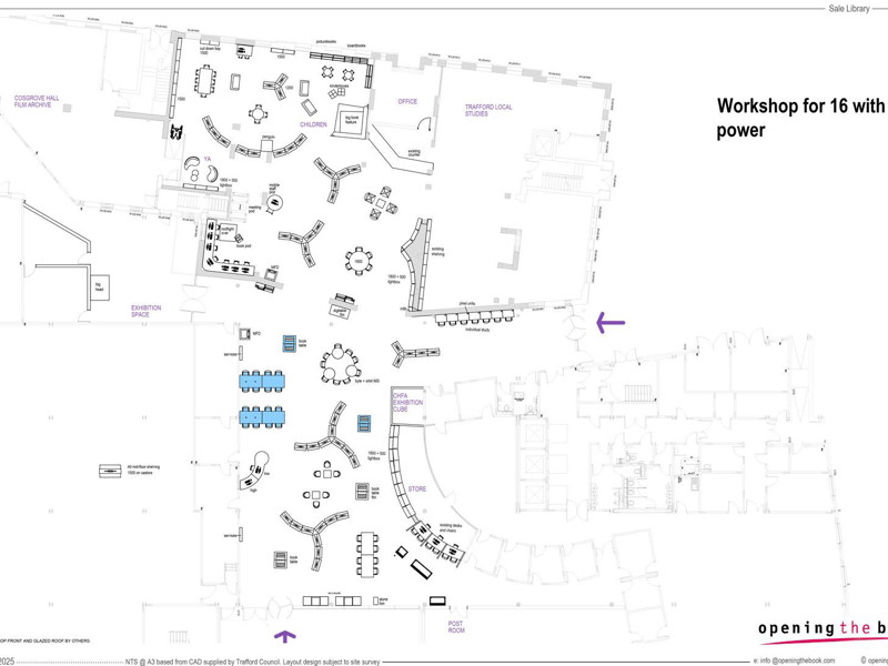 Workshop for 16 with power