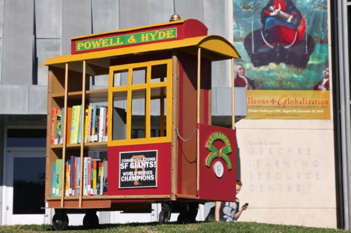 Here’s a winner of the Pimp My Book Cart competition