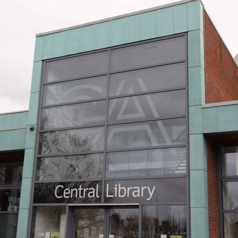 New exterior signage supplied for Gateshead Central Library and Gateshead Archive