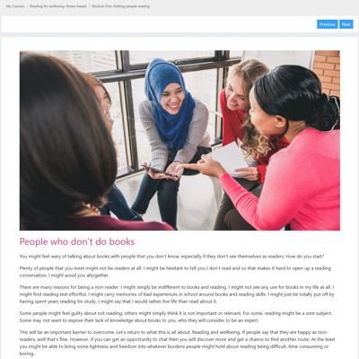 People who don't do books