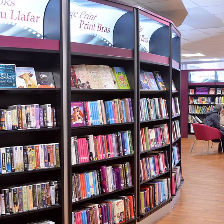 A place to meet and chat, Risca Palace Library