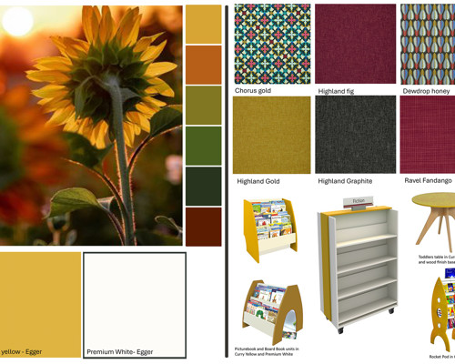 Curry Yellow & White