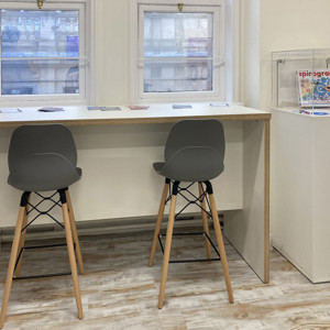 Window bench and showcase - photo credit Tim Simpson Photography
