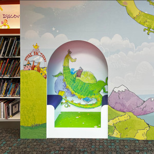Children's reading nook