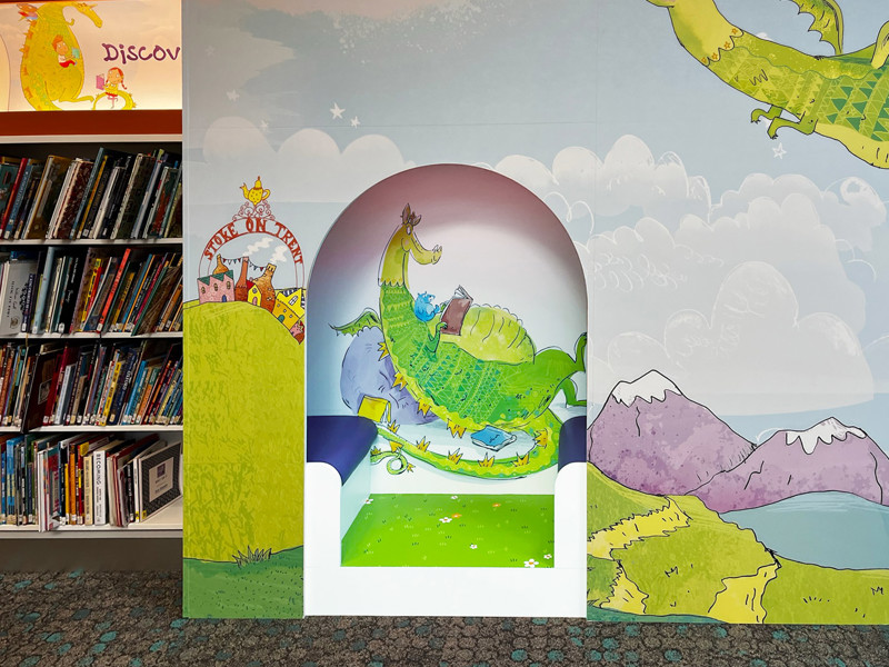 Children's reading nook